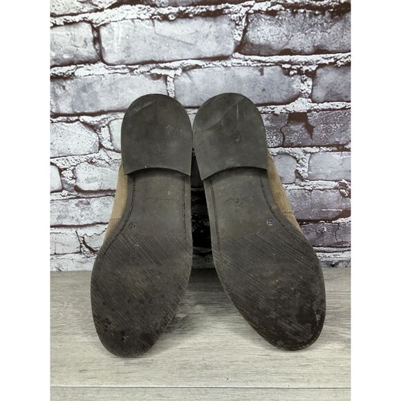 Experience Taupe Suede Leather Oxfords Cap Toe Casual Shoes Men’s Sz 42EU/9M US - Picture 14 of 16